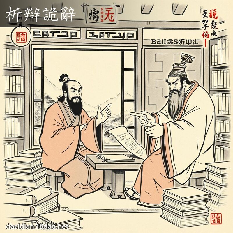 析辩诡辞 配图