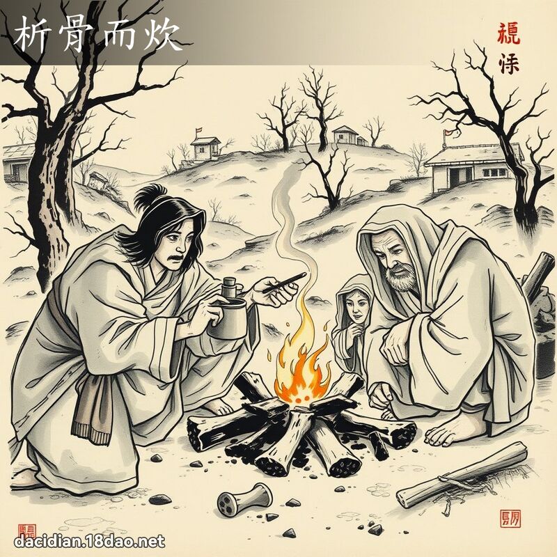 析骨而炊 配图