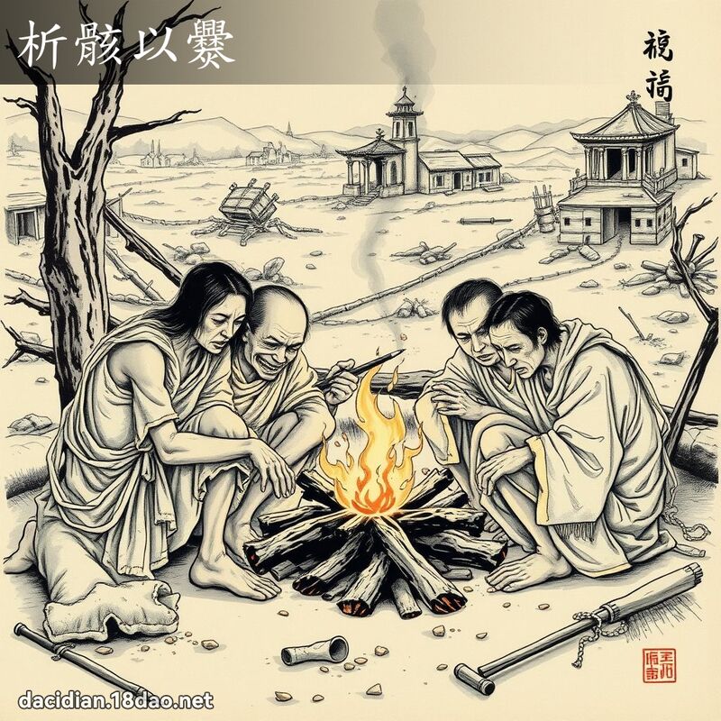 析骸以爨 配图