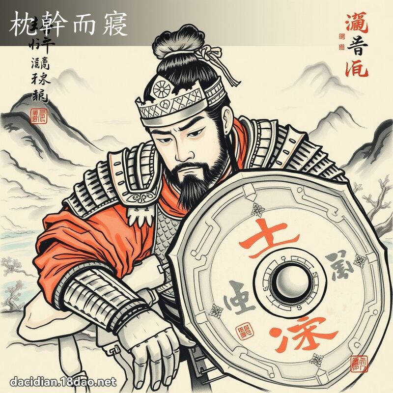 枕干而寢 配图