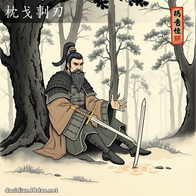 枕戈剚刃 配图