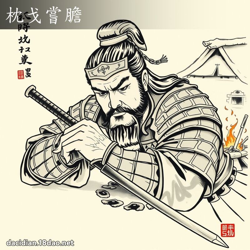 枕戈尝胆 配图