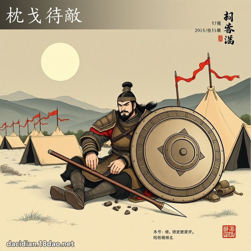 枕戈待敌 配图