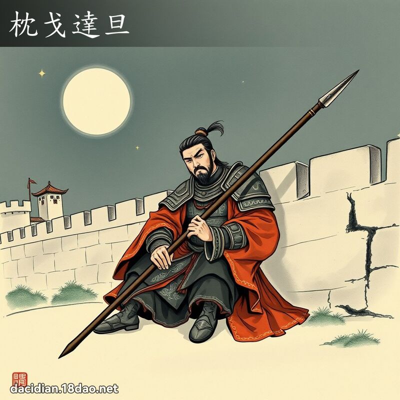 枕戈达旦 配图