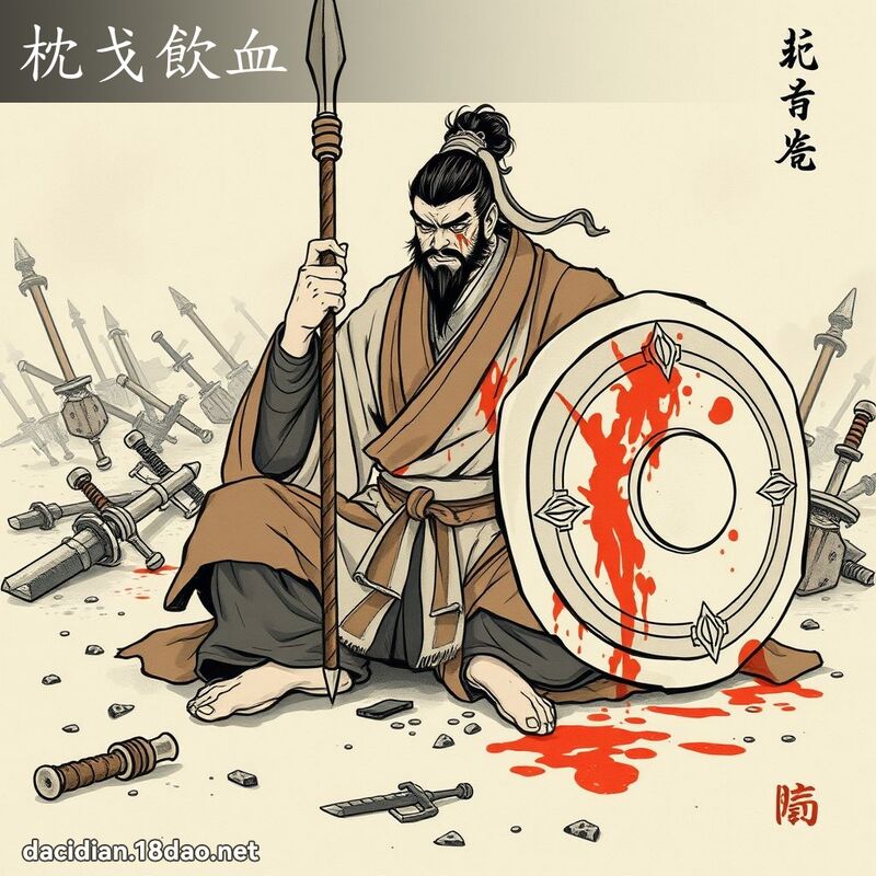 枕戈饮血 配图
