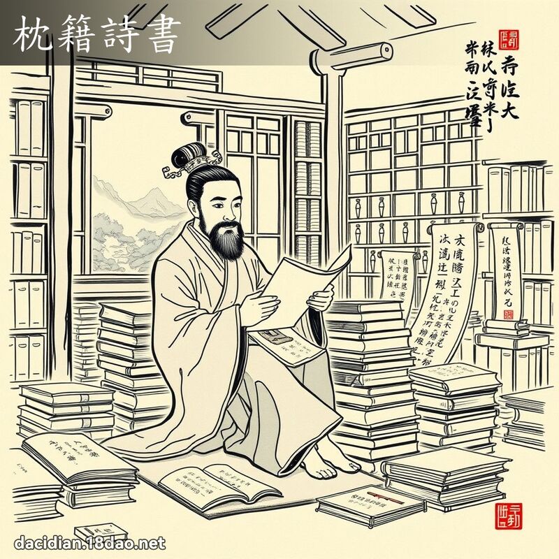 枕籍詩書 配图