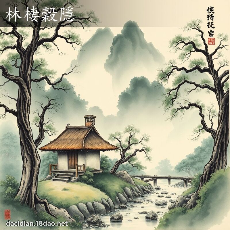 林棲穀隱 配图