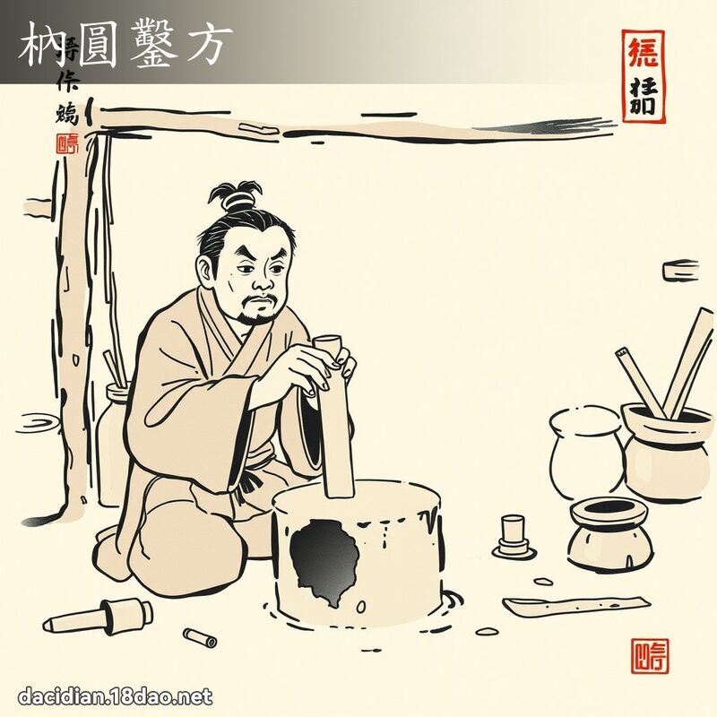 枘圓鑿方 配图