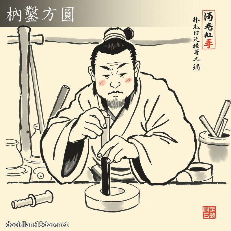枘鑿方圓 配图