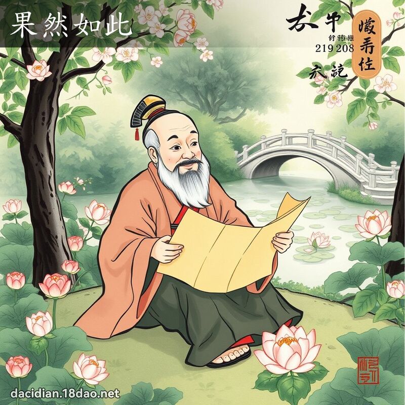 果然如此 配图