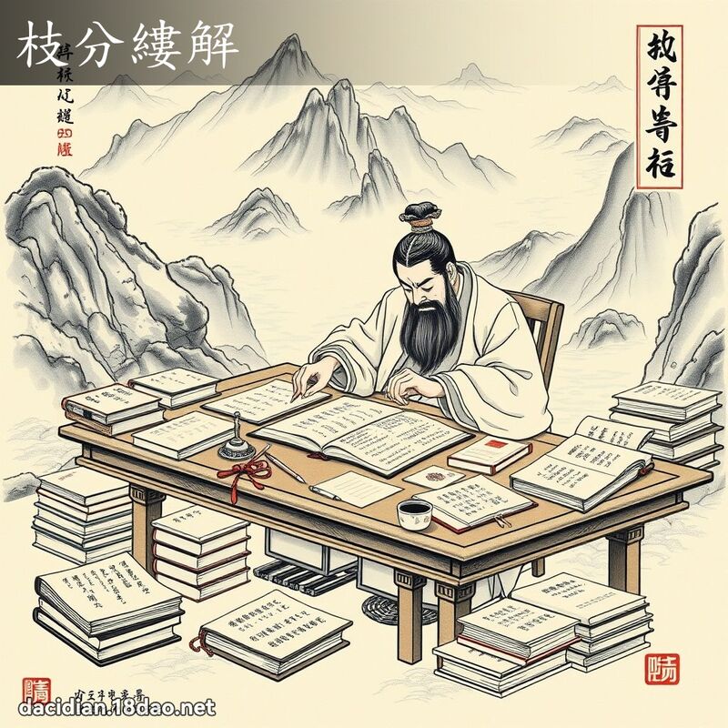 枝分縷解 配图