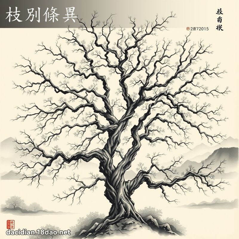 枝別條異 配图
