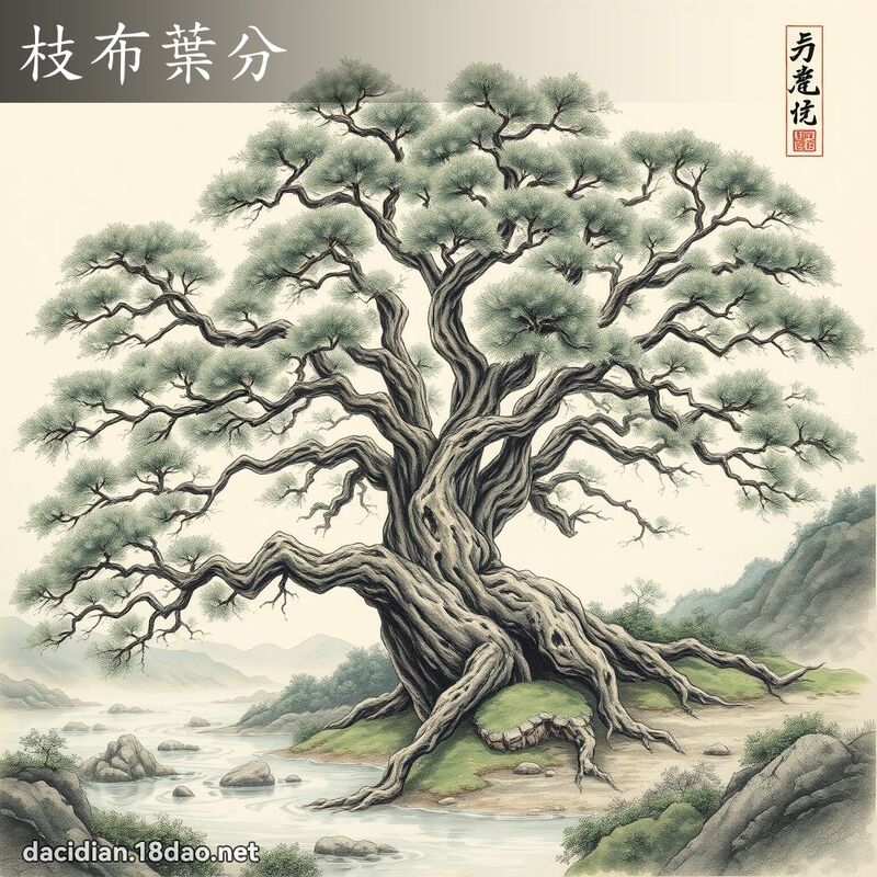 枝布葉分 配图