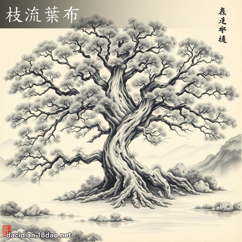枝流葉布 配图