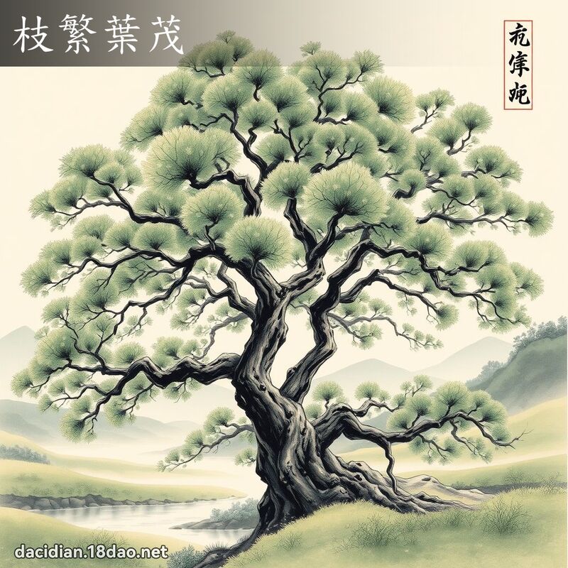 枝繁葉茂 配图
