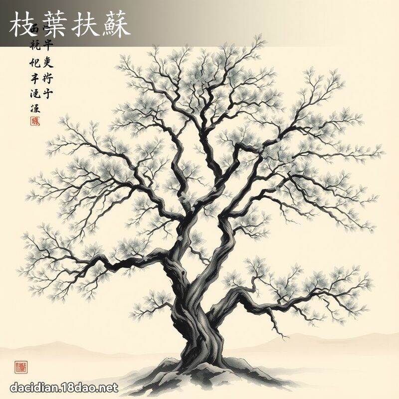 枝葉扶蘇 配图