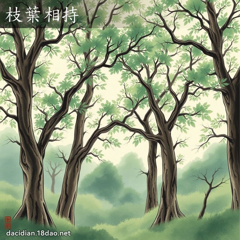 枝葉相持 配图
