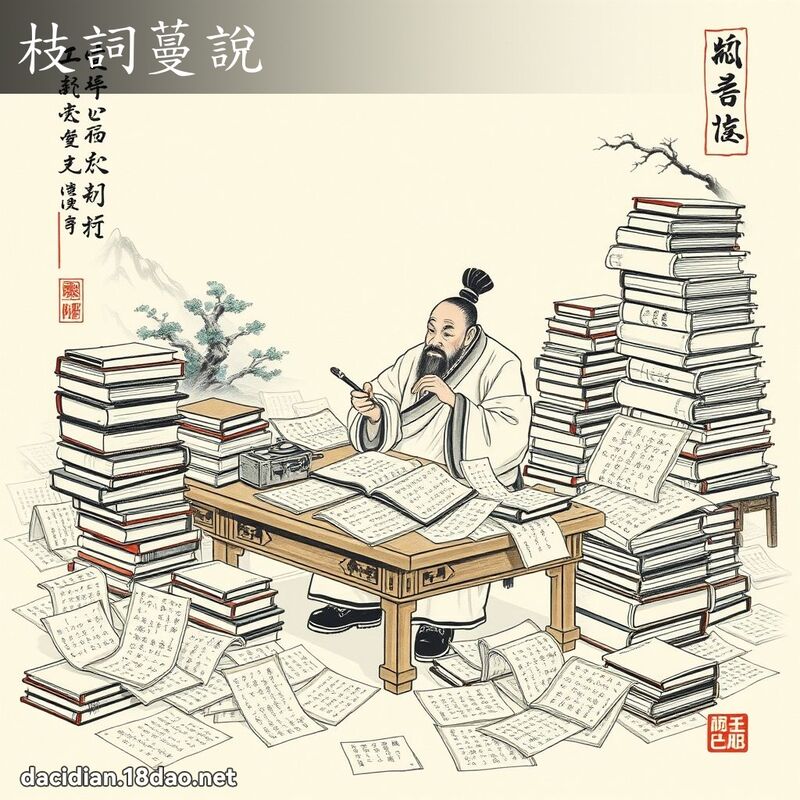 枝詞蔓說 配图