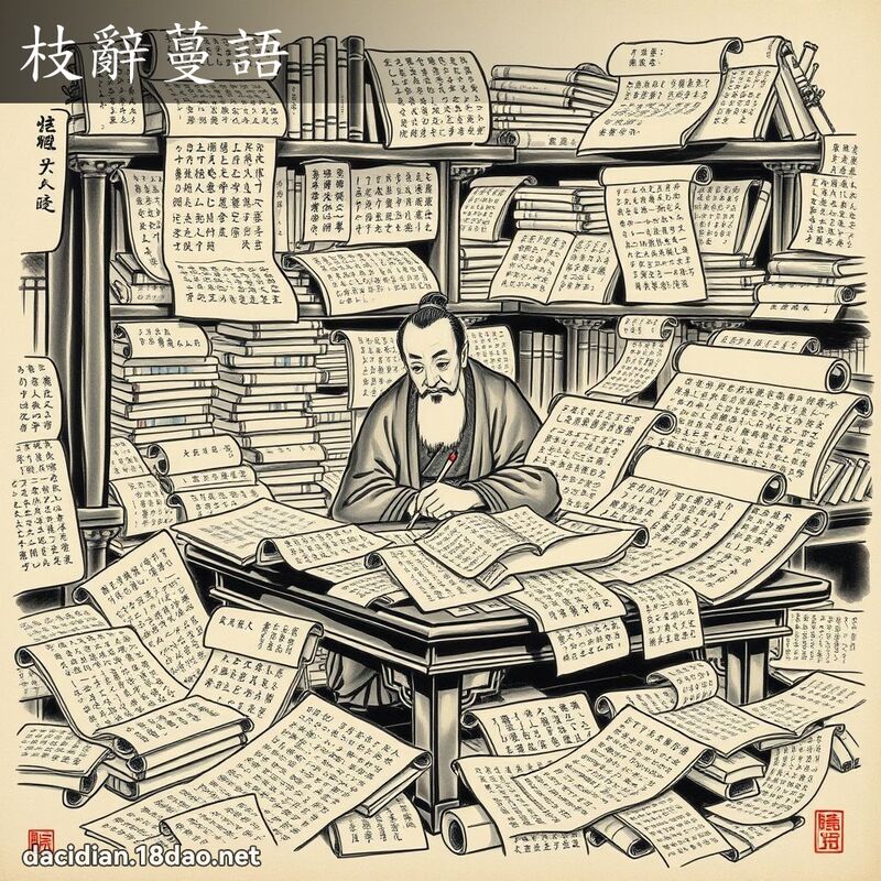 枝辭蔓語 配图