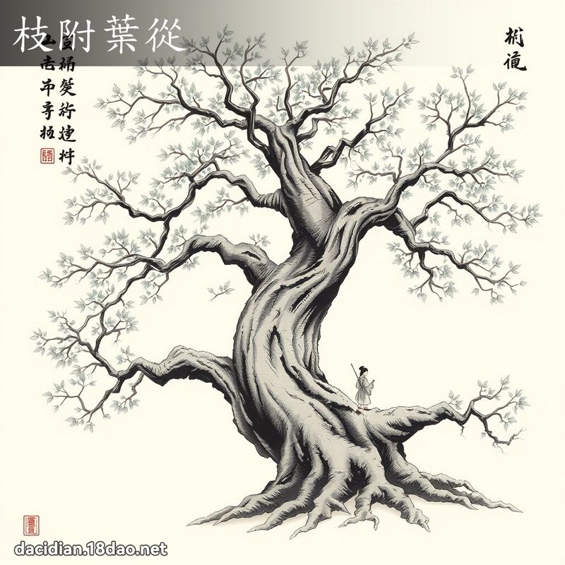 枝附葉從 配图