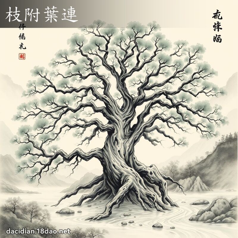 枝附葉連 配图