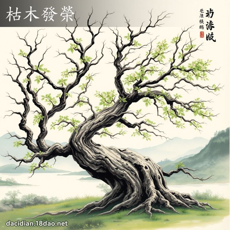 枯木發榮 配图