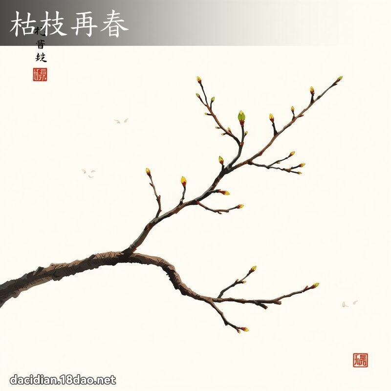 枯枝再春 配图