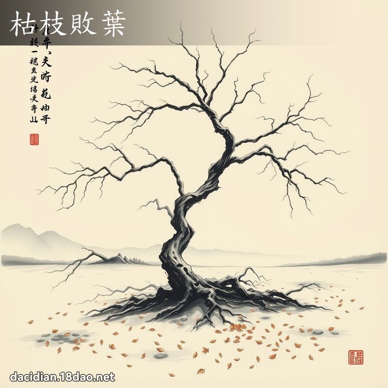 枯枝敗葉 配图