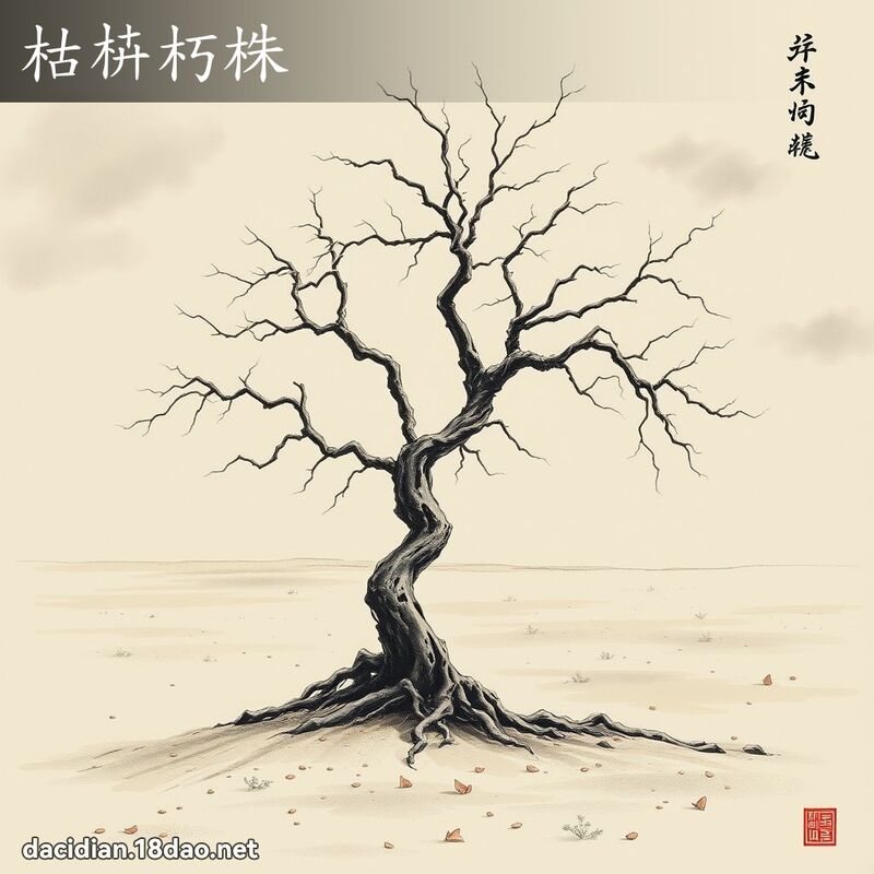 枯枿朽株 配图