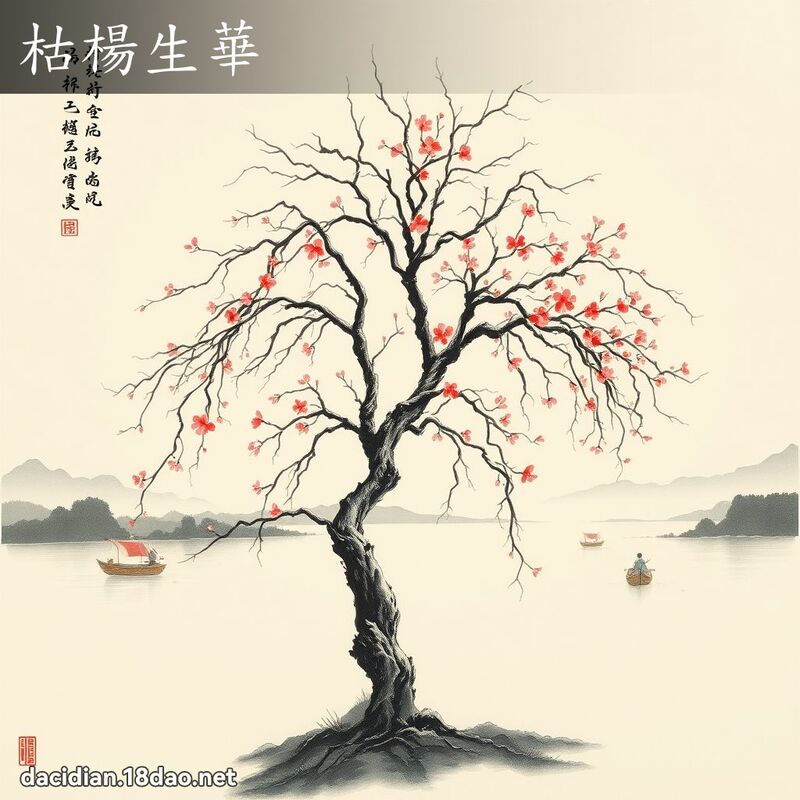 枯楊生華 配图