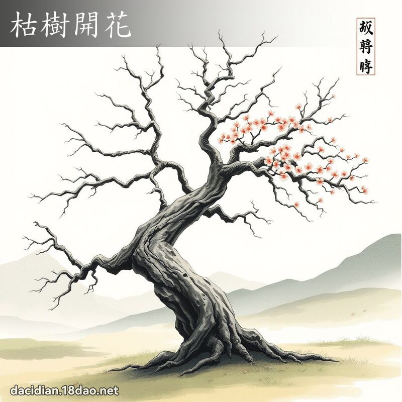 枯樹開花 配图