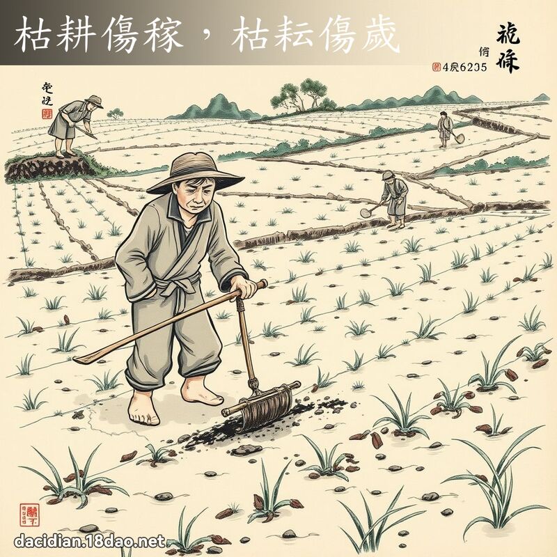 枯耕傷稼,枯耘傷歲 配图