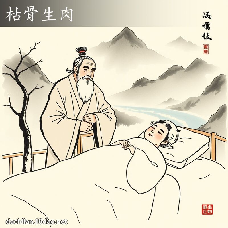 枯骨生肉 配图