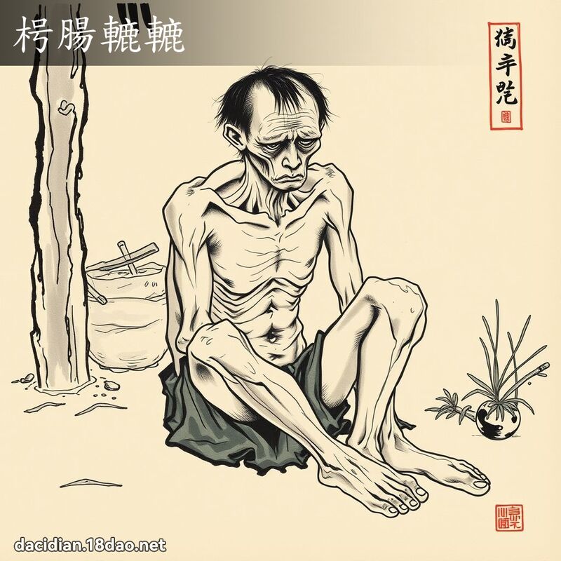 枵肠轆轆 配图