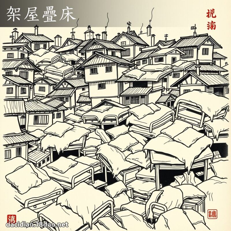 架屋叠床 配图