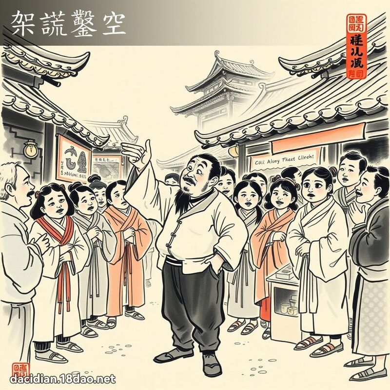 架谎凿空 配图