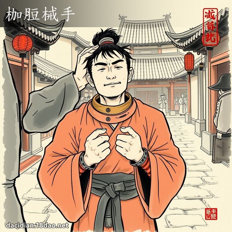 枷脰械手 配图