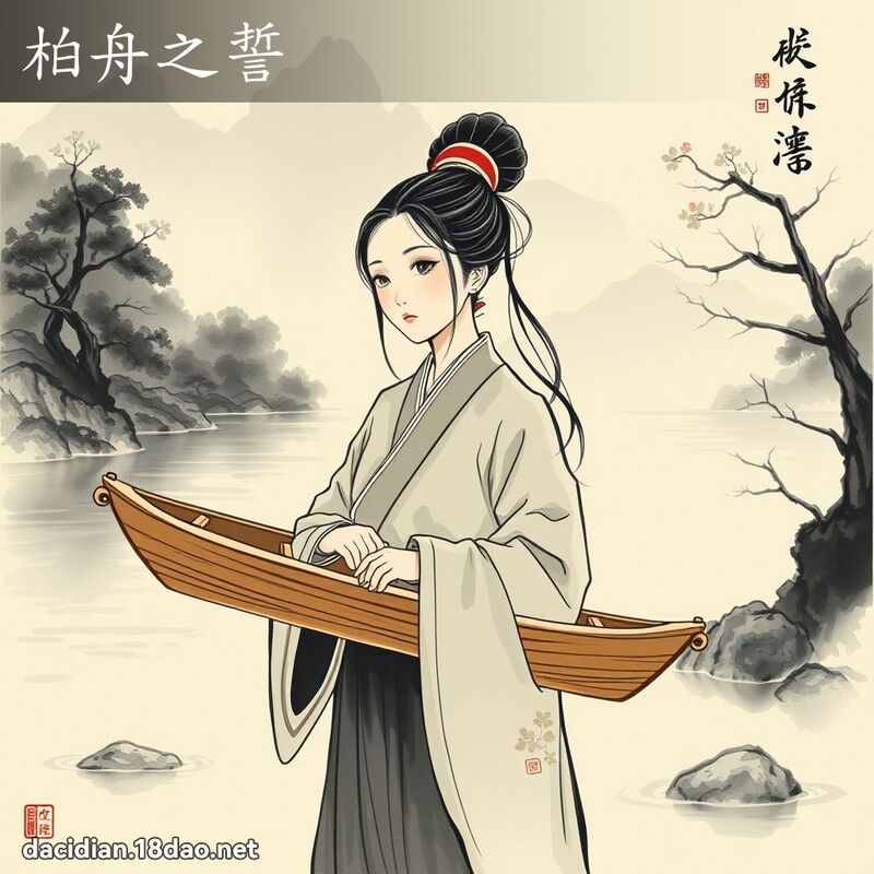 柏舟之誓 配图