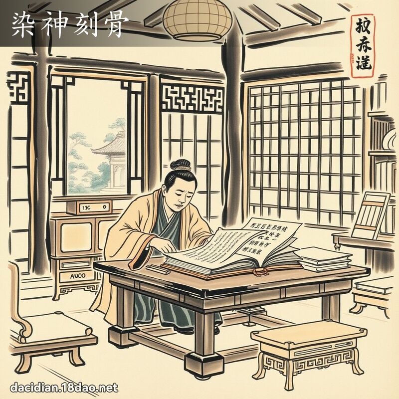 染神刻骨 配图