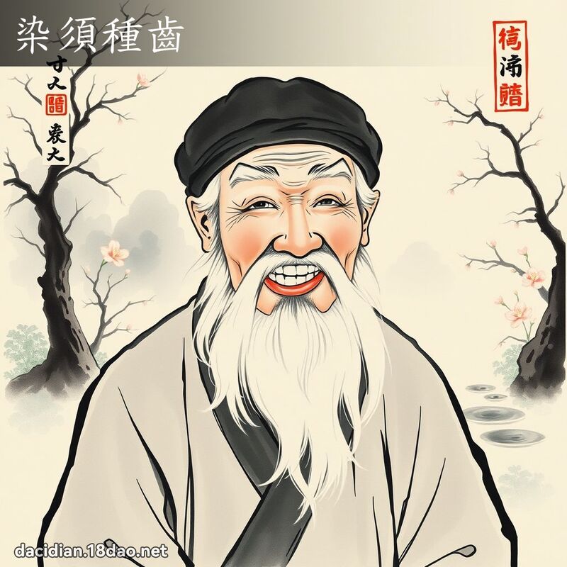 染须种齿 配图