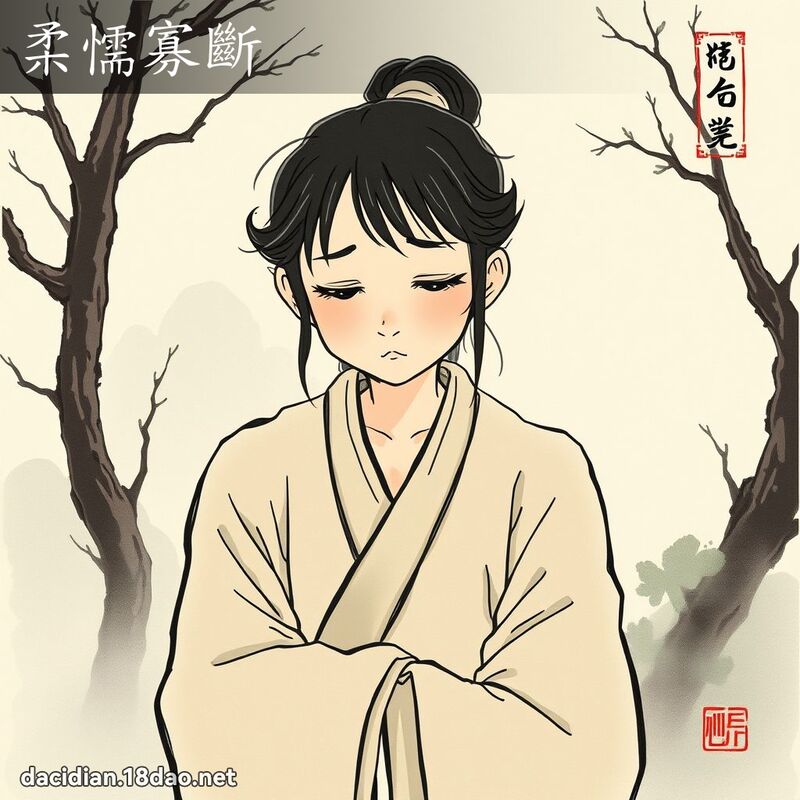 柔懦寡断 配图