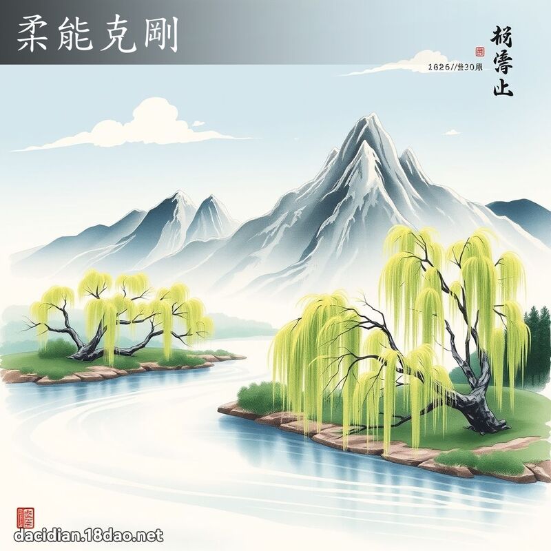 柔能克刚 配图