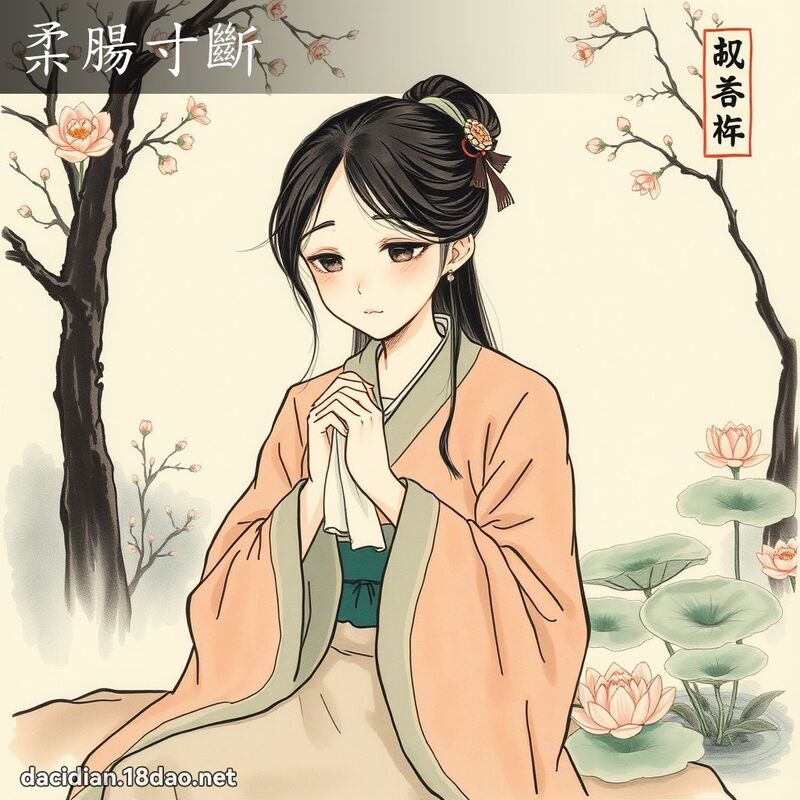 柔肠寸断 配图