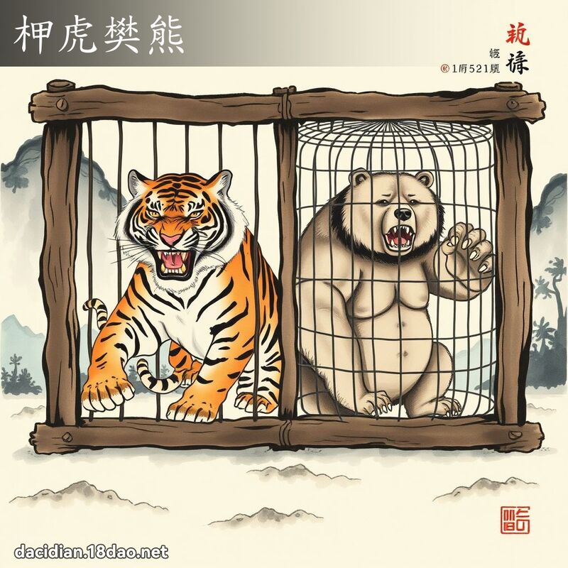 柙虎樊熊 配图