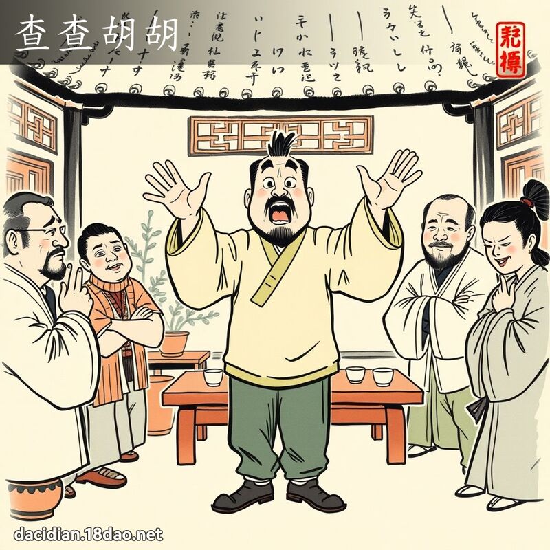 查查胡胡 配图