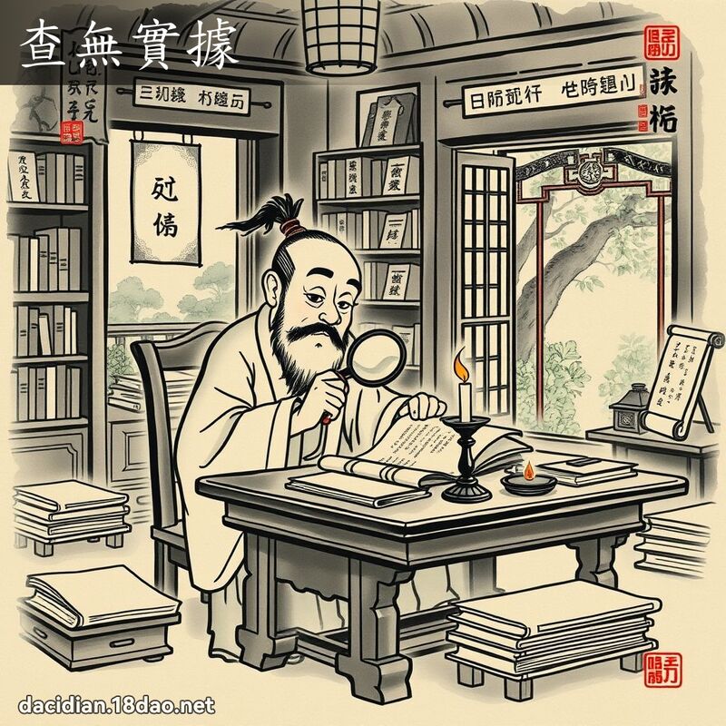 查无实据 配图