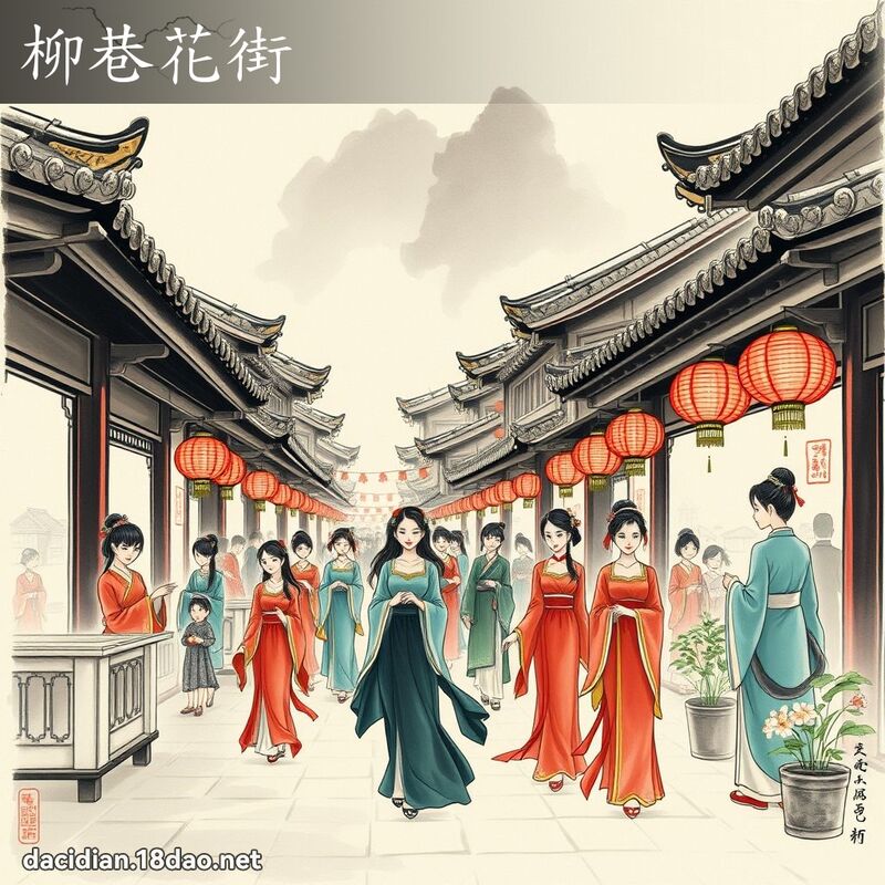 柳巷花街 配图