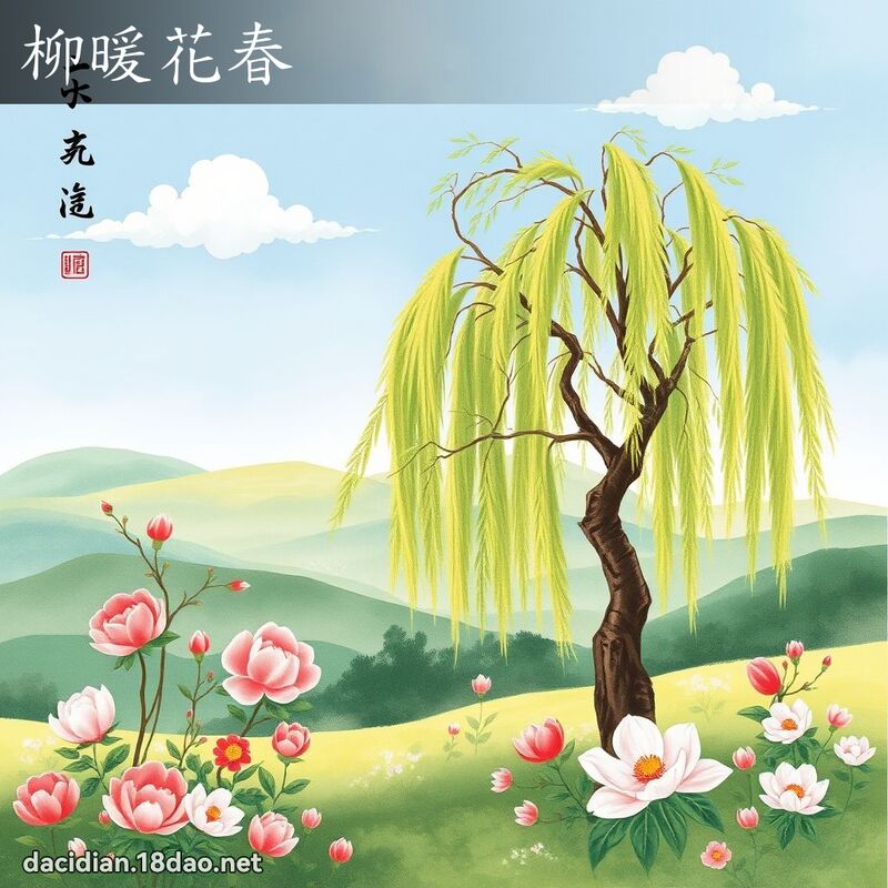 柳暖花春 配图