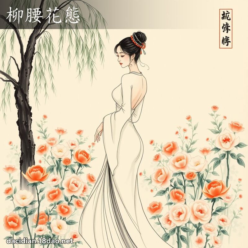 柳腰花态 配图