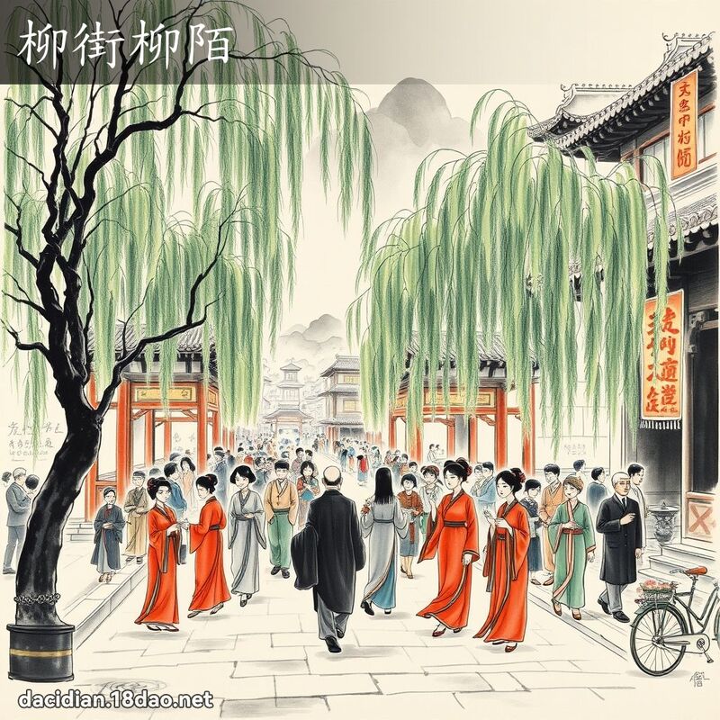 柳街柳陌 配图